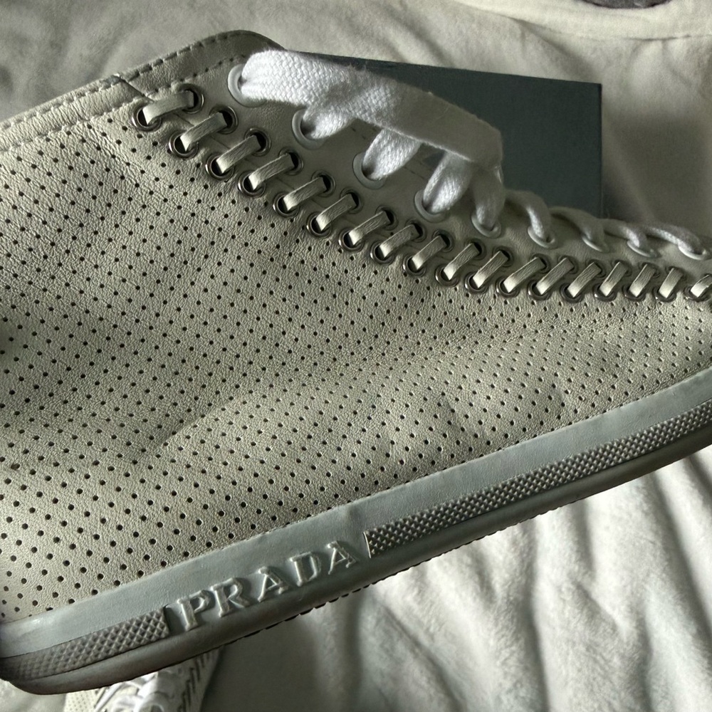 Prada White Sneakers (3T5848) - Picture 11 of 15
